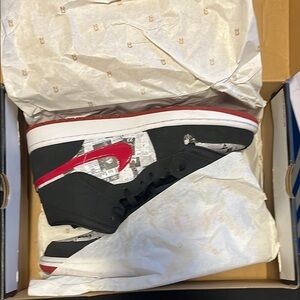 Jordan 1 mid newspaper air times size men’s US 12